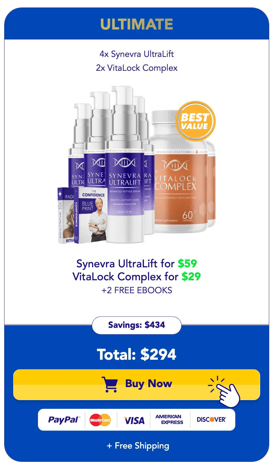 Synevra UltraLift USA official website